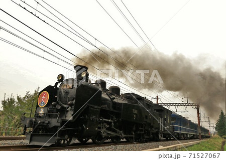 SLふたら東武日光線初運行　C11207蒸気機関車 71527067