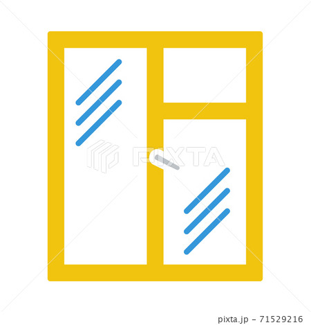 Icon Of Closed Window Frame 71529216