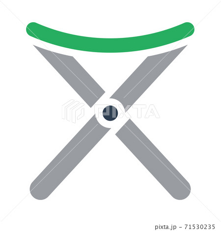 Icon Of Fishing Folding Chair 71530235