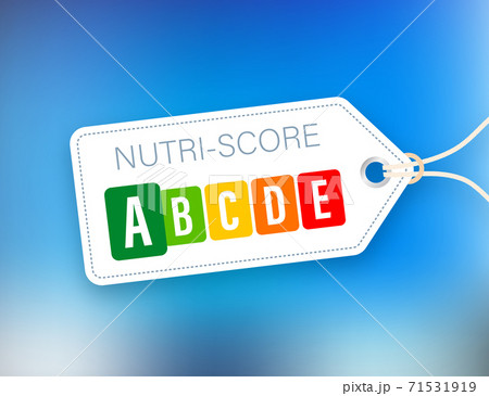 Nutri score for packaging design. Logo, icon, label. Vector stock illustration. Nutri score for packaging design. Logo, icon, label. Vector stock illustration. 71531919