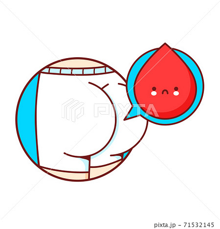 Human ass in panties and blood drop Human ass in panties and blood drop 71532145