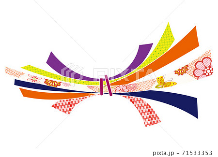 束ね熨斗 年賀状 背景素材 71533353