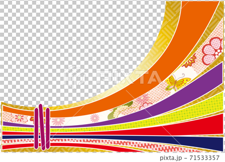 捆綁的Toshito新年賀卡背景材料 71533357