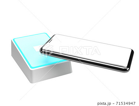 スマートフォンで電子決済するイメージ 71534947