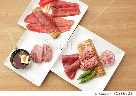 極上黒毛和牛高級焼肉フルコース 71536522