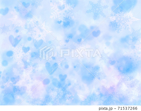 ふわふわで可愛いハートの背景のイラスト素材