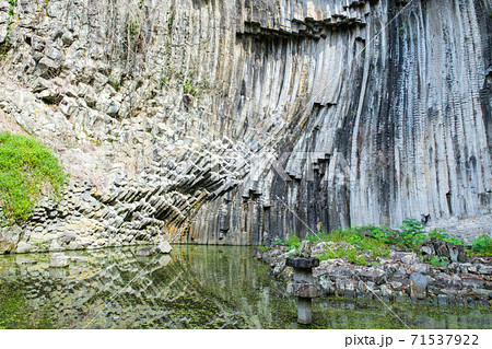 玄武洞の柱状節理 71537922