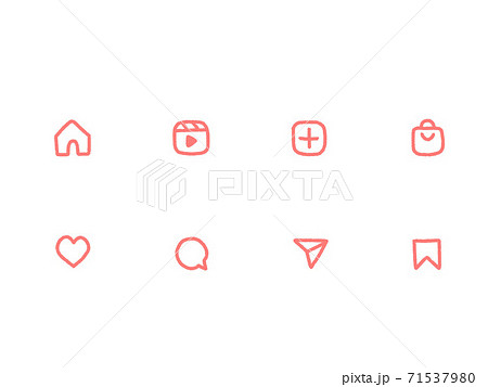 sns アイコン　手書き 71537980