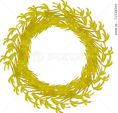 稲穂フレーム 71539504