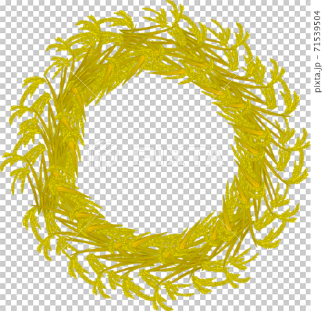 稲穂フレーム 71539504