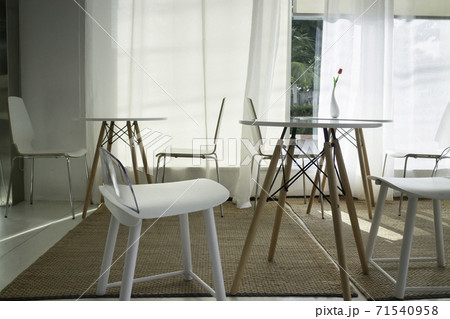 Table and seat in co-working space Table and seat in co-working space 71540958