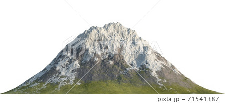 Snowy mountains Isolate on white background 3d illustration Snowy mountains Isolate on white background 3d illustration 71541387