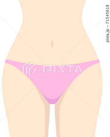女性のウエスト（線なし）	 71545619