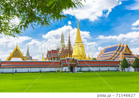 Wat Phra Kaew, Temple of the Emerald Buddha, Thailand. 71546627