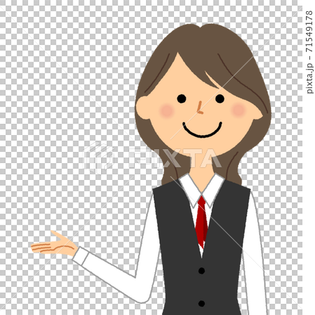 穿著制服的婦女在指導下 穿著制服的婦女在指導下 71549178