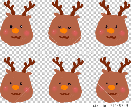 トナカイ 動物 アクリル画 絵画 Amazon.co.jp: 数字で描く数字で描く