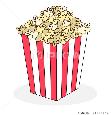 Popcorn Doodle Iconのイラスト素材