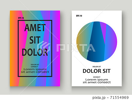 Minimal cover set design vector illustration. Neon blurred pink blue gradient. Abstract retro 80s style texture geometric pattern lines. Striped minimalist trend background. Modern template design Minimal cover set design vector illustration. Neon blurred pink blue gradient. Abstract retro 80s style texture geometric pattern lines. Striped minimalist trend background. Modern template design 71554969