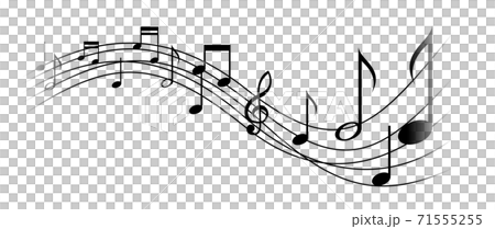 音符のイラストイメージ 71555255