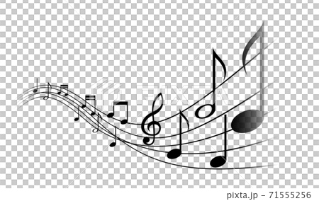 音符のイラストイメージ 71555256