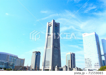 横浜市、横浜ランドマークタワーとその周辺の風景 横浜市、横浜ランドマークタワーとその周辺の風景 71559065