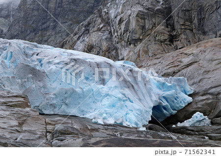 Nigardsbreen glacier view. Norway mountains trip 71562341