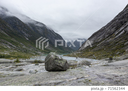 Big rocks view Norway mountains Stones landscape 71562344