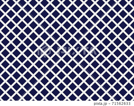 なまこ壁のシームレスパターン_背景素材_和風イラスト 71562633