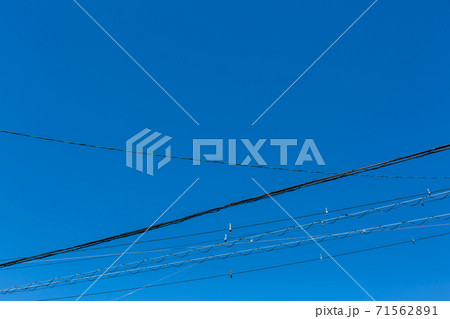 電線　電柱 71562891