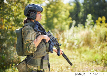 military woman has hobby activity, practice lends success hunting military woman has hobby activity, practice lends success hunting 71564563