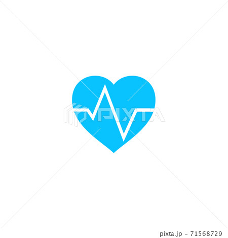 Cardiogram icon flat Cardiogram icon flat 71568729