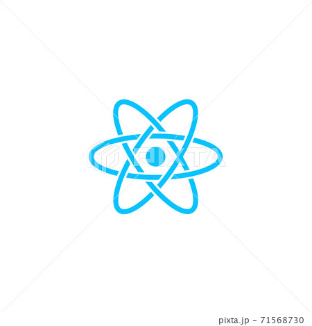 Atom icon flat Atom icon flat 71568730