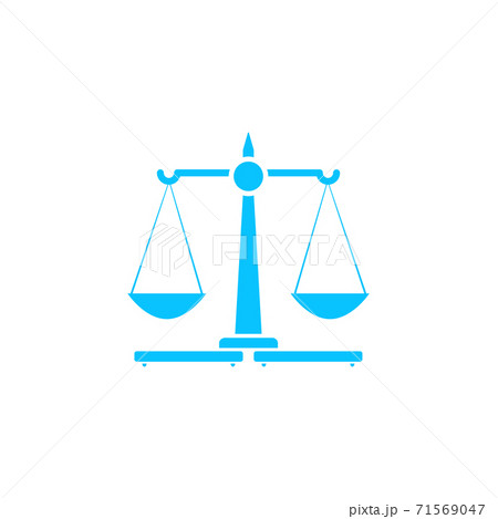 Justice Scales icon flat Justice Scales icon flat 71569047