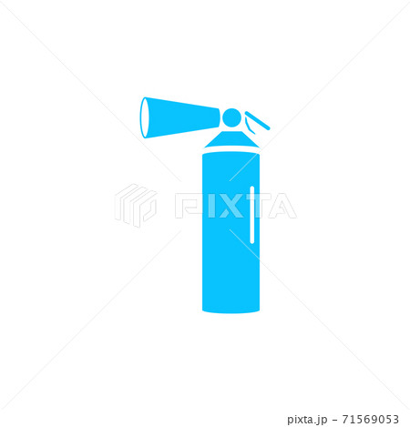 Fire extinguisher icon flat Fire extinguisher icon flat 71569053