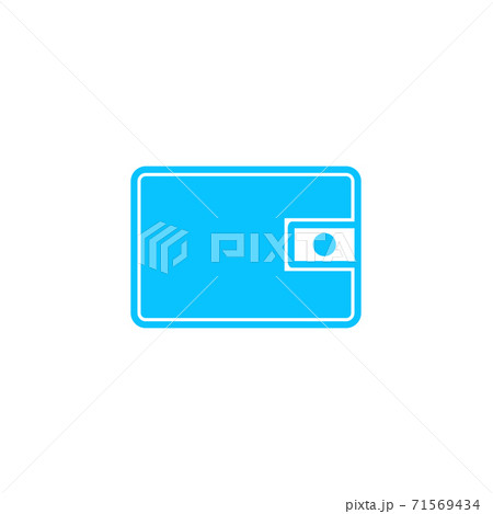 Wallet icon flat. 71569434