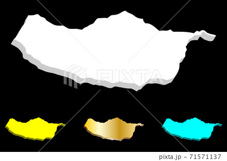 3D map of Madeira 3D map of Madeira 71571137