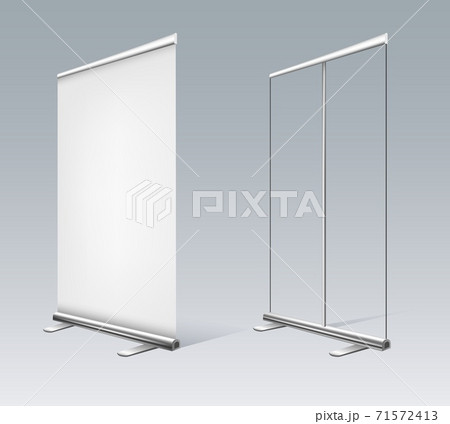 White rollups banner 71572413