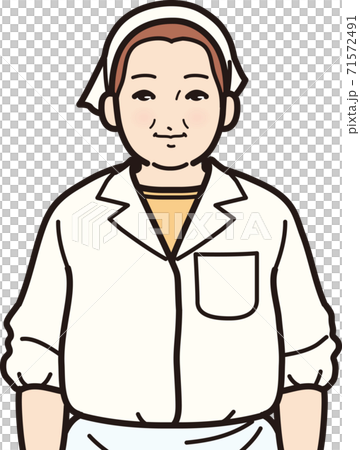 お豆腐屋さん（上半身） 71572491
