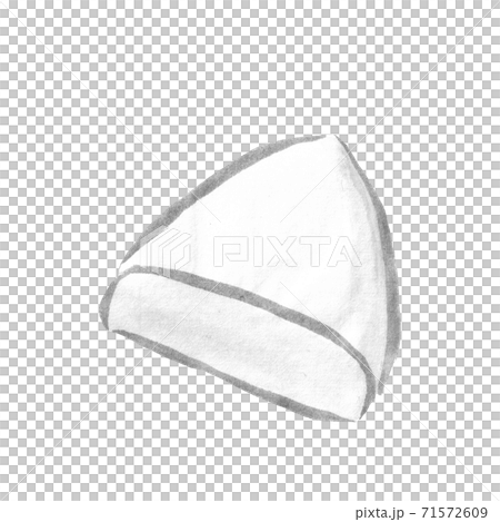 おでんのはんぺん 墨の手描きイラスト のイラスト素材 71572609 Pixta