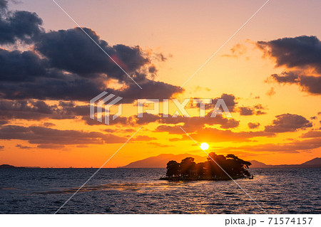 宍道湖（夕景） 71574157