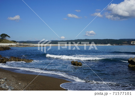 三陸ジオパーク野田の青い海 71577101