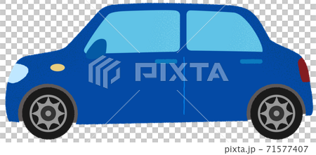 Blue car vector illustration 71577407