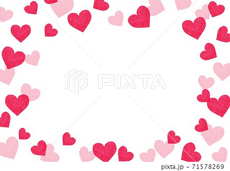 ハートイメージ背景 71578269