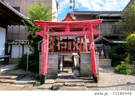 岐阜県 美濃市 宝勝院 稲荷社 71580448