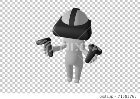 使用VR護目鏡的人 使用VR護目鏡的人 71583763