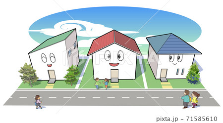 3種類の屋根-住宅の比較検討 71585610