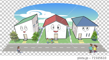 3種類の屋根-住宅の比較検討 71585610