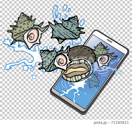 Direct sales of seafood using smartphones Direct sales of seafood using smartphones 71585621