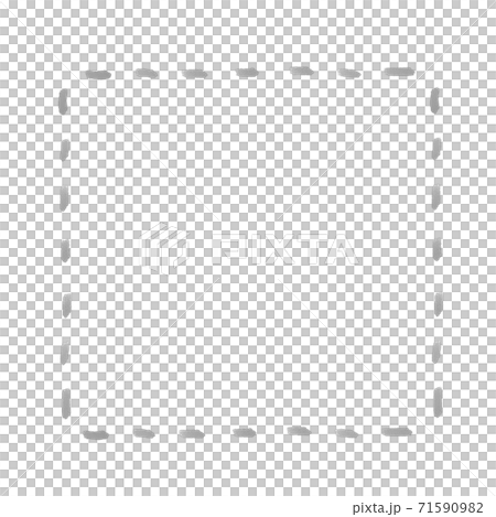 虛線簡單方形框架框架 插圖素材 圖庫