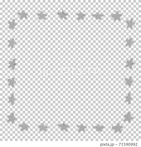 Simple square frame with a star pattern Simple square frame with a star pattern 71590992